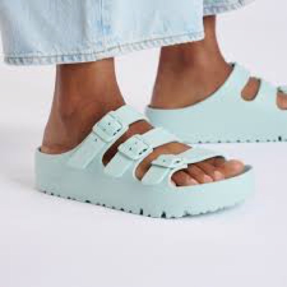 Like New! Birkenstock Florida Platform  Sandal - Picture 1 of 8